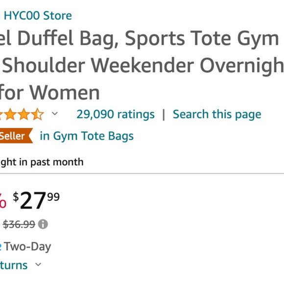 Floless Weekender bag NWOT (teal) - Picture 8 of 8